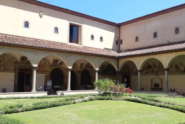 Il chiostro del convento di San Marco