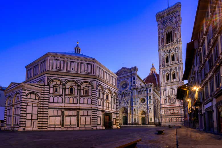 Baptisterio y Campanile de la catedral de Florencia