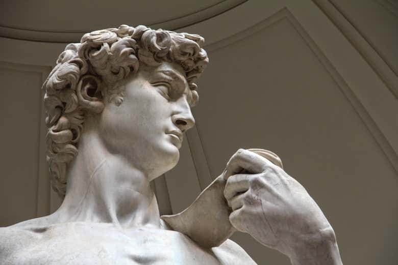 Michelangelo's David from up close