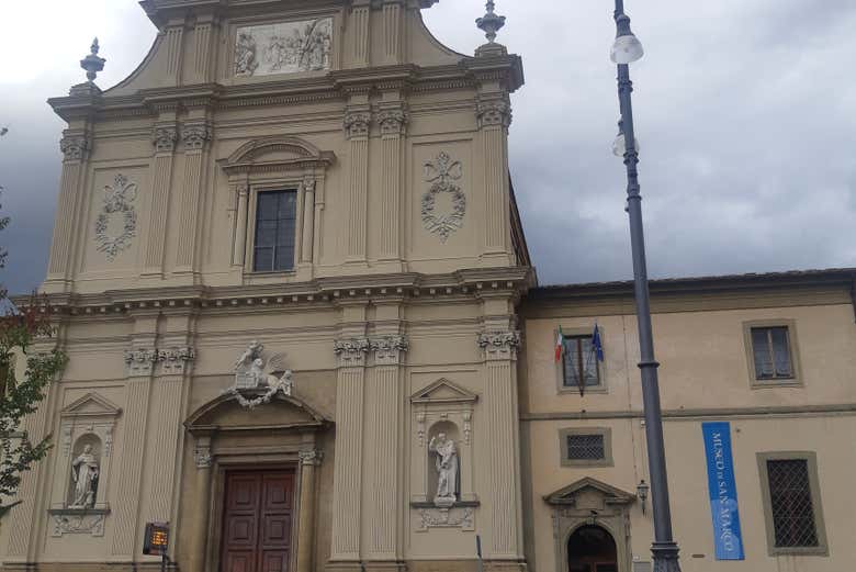 La facciata del Museo di San Marco