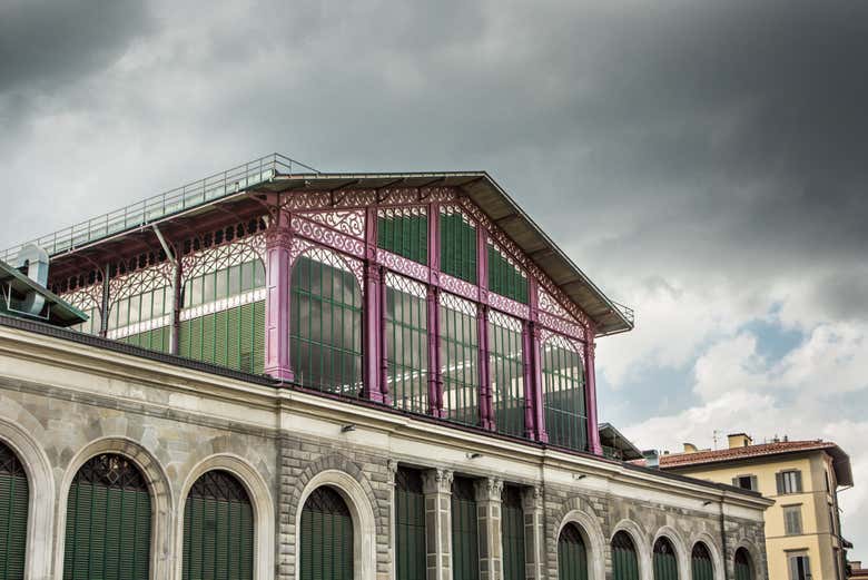 Fachada del Mercado Central de Florencia