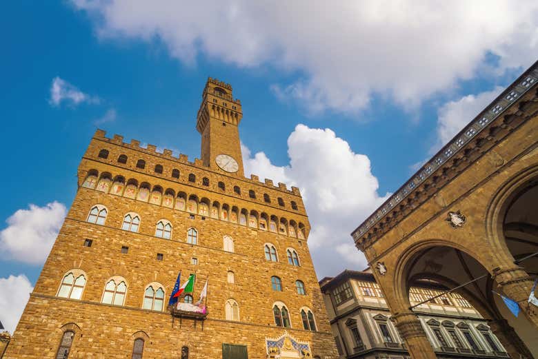 Vous verrez le Palazzo Vecchio
