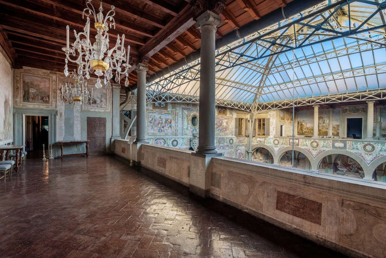 Inside Villa La Petraia