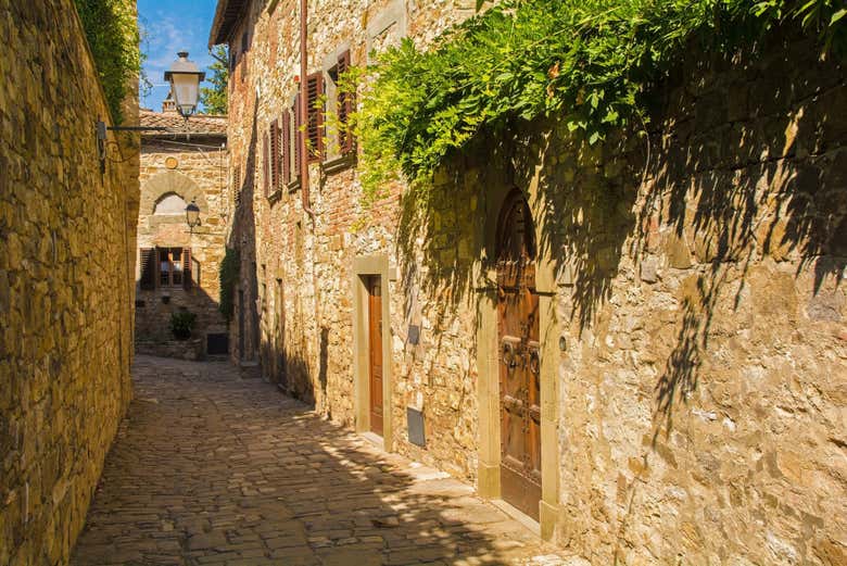 Ruas típicas de Montefioralle