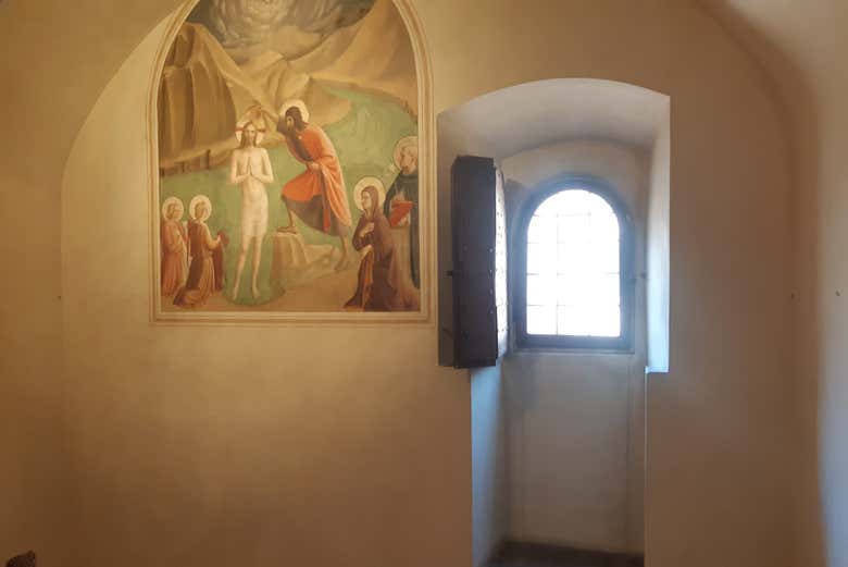 Una delle opere d'arte del museo