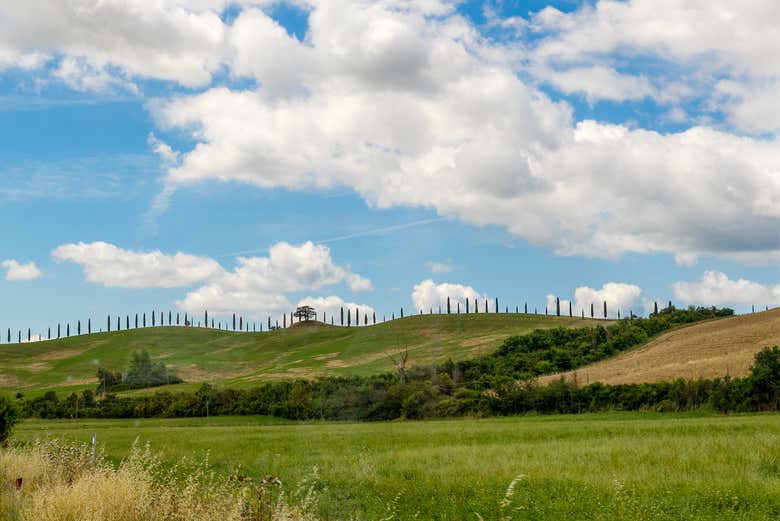 Paisagens que veremos durante o percurso