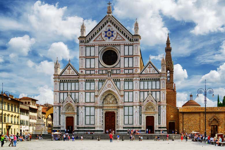 Panorâmica da basílica Santa Croce