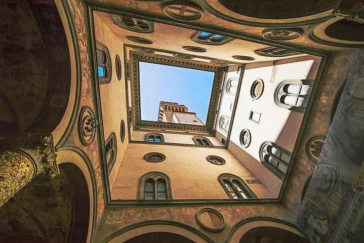 Visite des passages du Palazzo Vecchio
