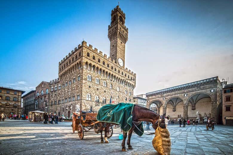 Palazzo Vecchio, en la Piazza de la Signoria