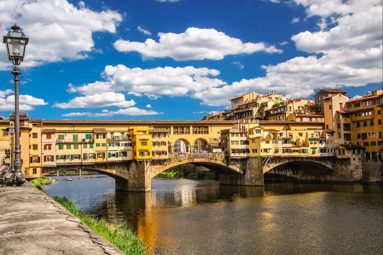 Cross the famous Ponte Vecchio in Florence!