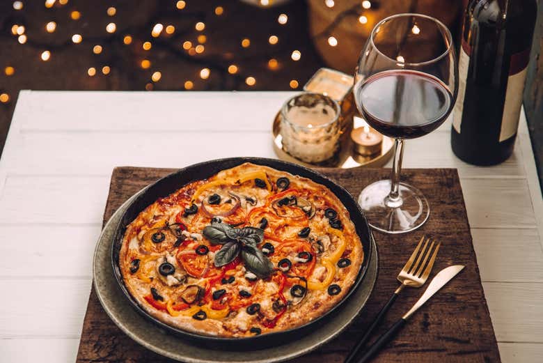 Pizza italienne pour le dîner
