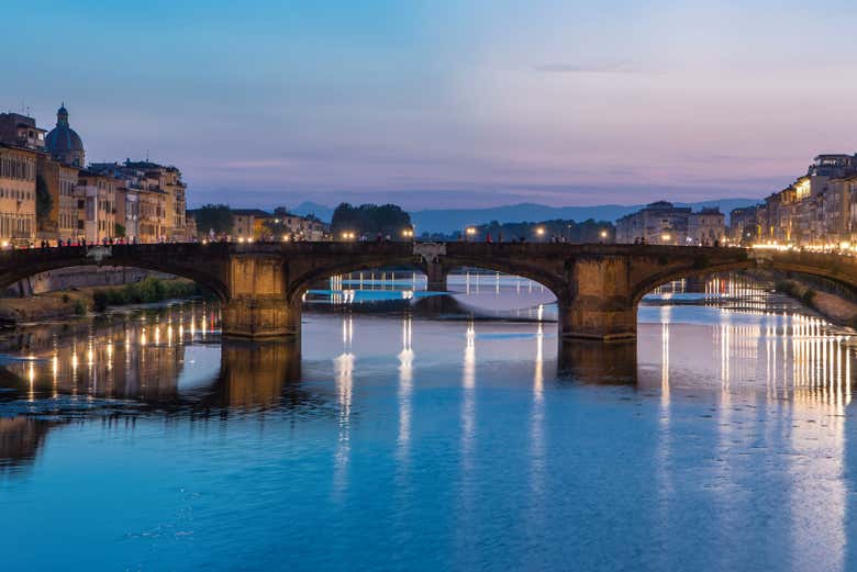 Marvel at the Santa Trinita Bridge