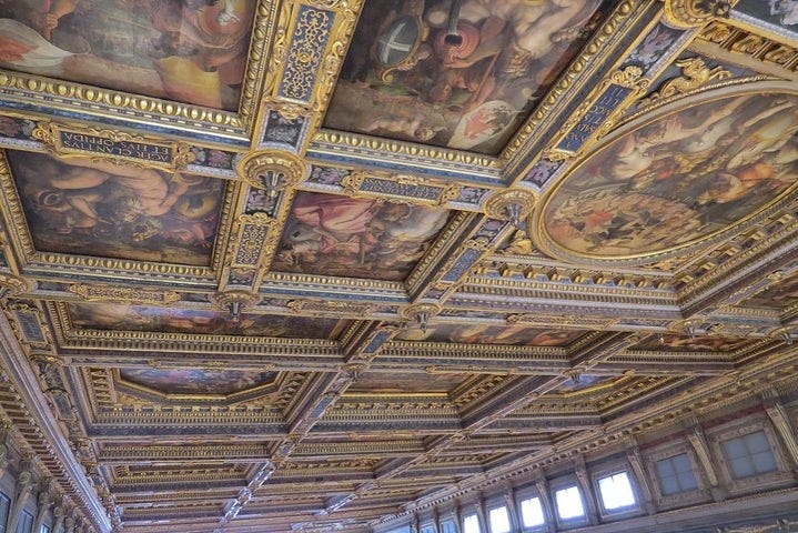 Ceiling in the Hall of the Five Hundred