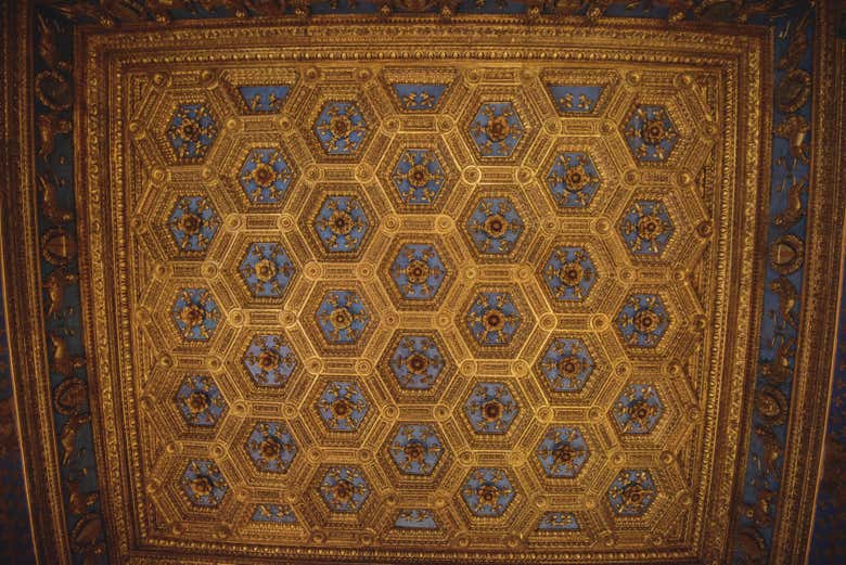 Décoration des plafonds du Palazzo Vecchio