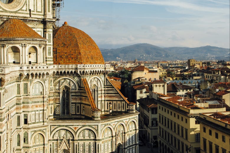 Touring the terraces of Florence Cathedral