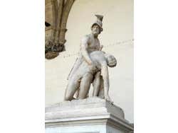 Menelao sostiene il corpo senza vita di Patroclo