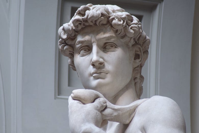 El David de Michelangelo en la Academia