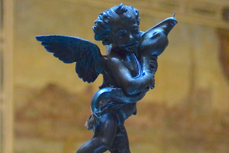 Fuente en el patio de Palazzo Vecchio