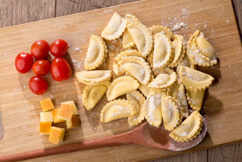 Enjoying making pasta and pastry