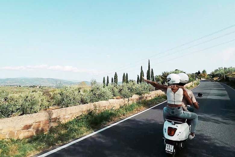 Fijándonos en los bellos paisajes del Chianti