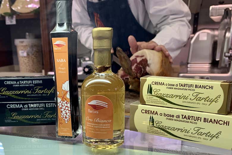 Produtos feitos com trufa