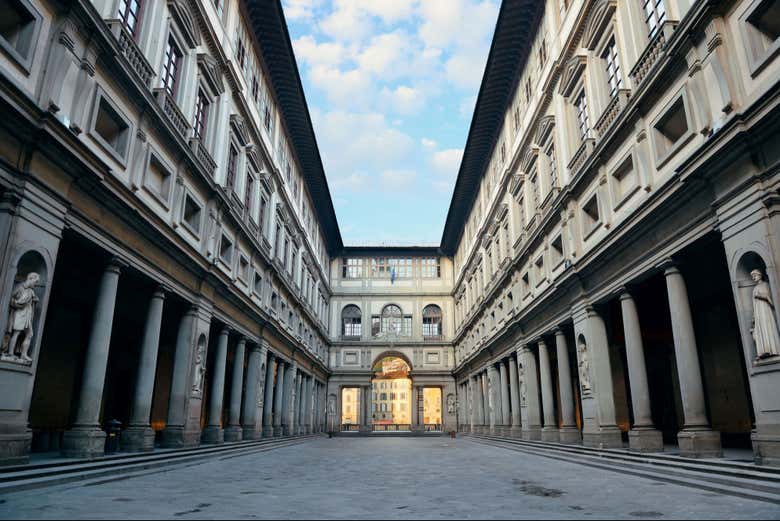 La cour de la Galerie des Offices