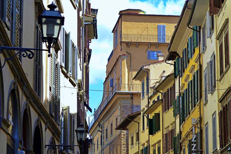 Une rue du centreville de Florence