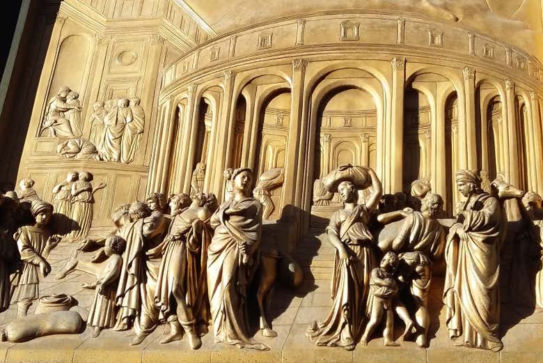 Détail de la Porte du Paradis, Baptistère