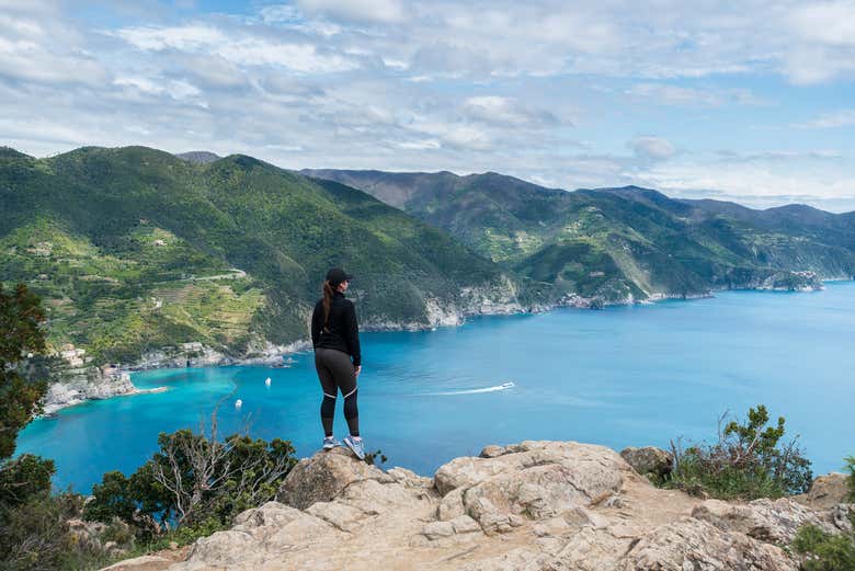 Ammirando il panorama di Levanto