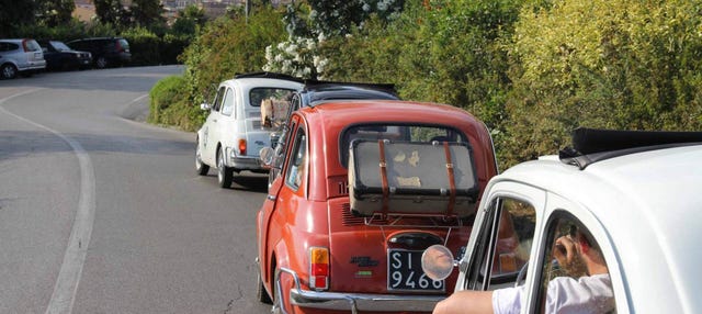Tour delle colline del Chianti con Fiat 500