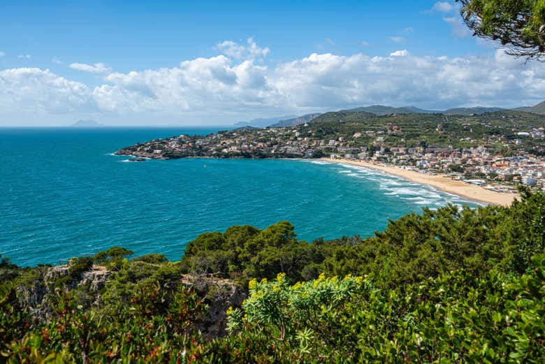Une plage à Gaète