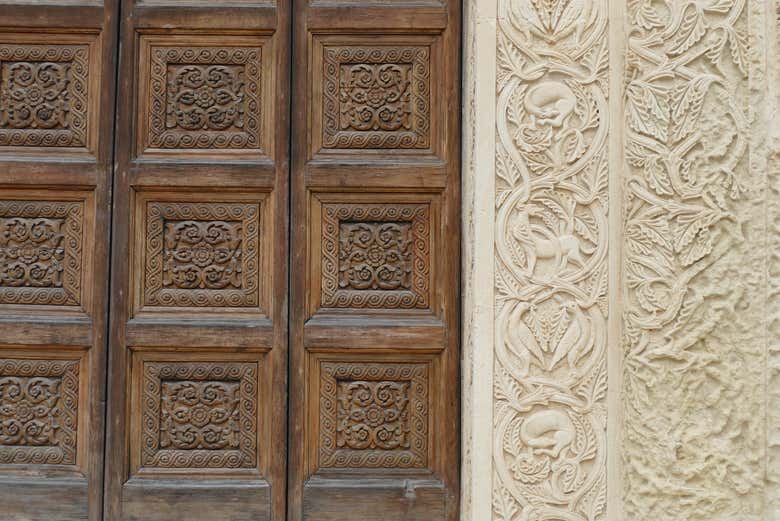 Détail de la porte de Santa Catalina de Alejandría