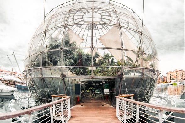 Entrada a la Biosfera