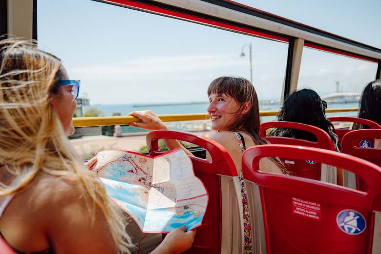 Ammirando il panorama di Genova