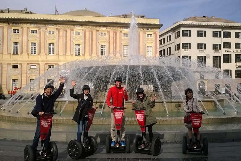 Segway in Piazza de Ferrari