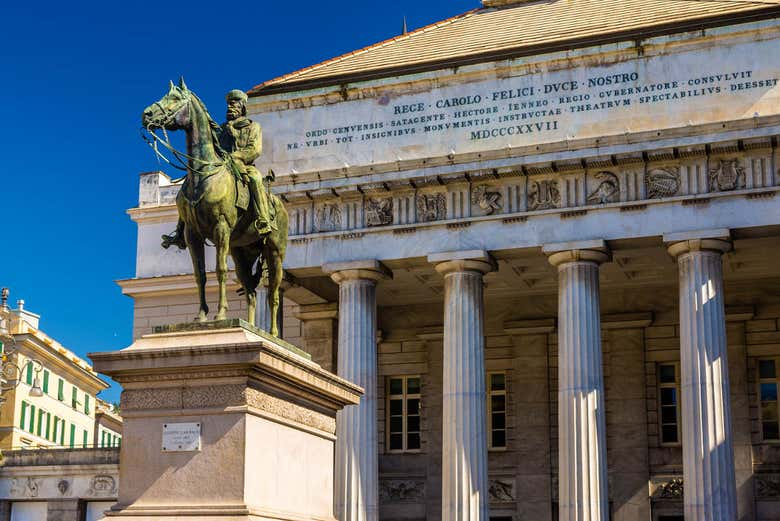 Carlo Felice Theatre is the principle opera house in Genoa