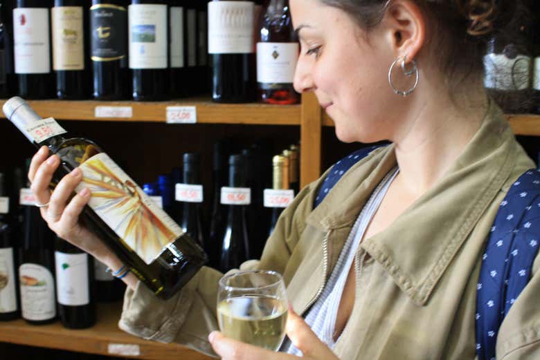 Visitando una vinoteca di Genova