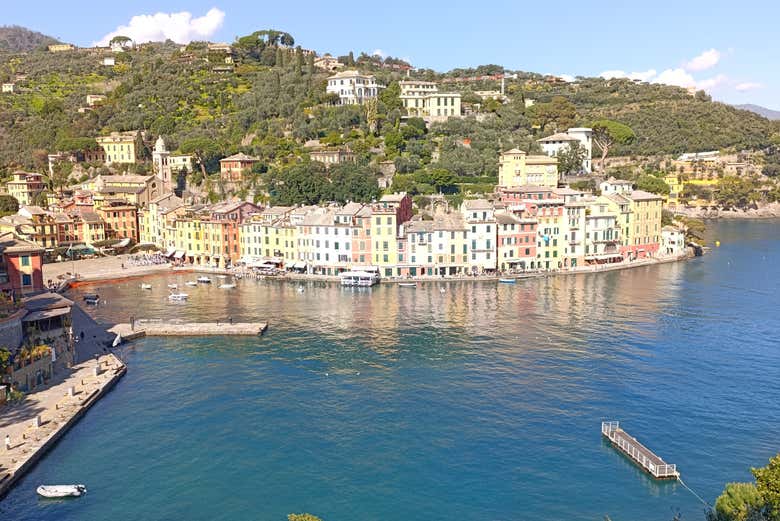 Vista su Portofino