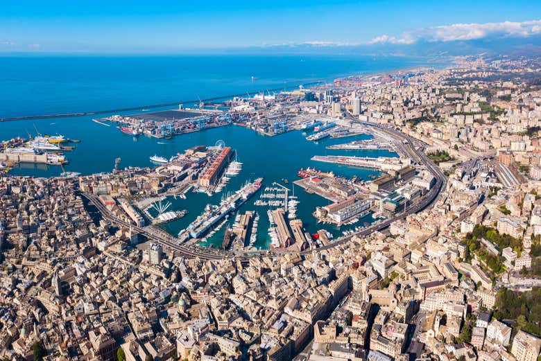 Vista panorámica de Génova