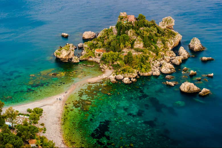 Panorâmica da ilha Bella