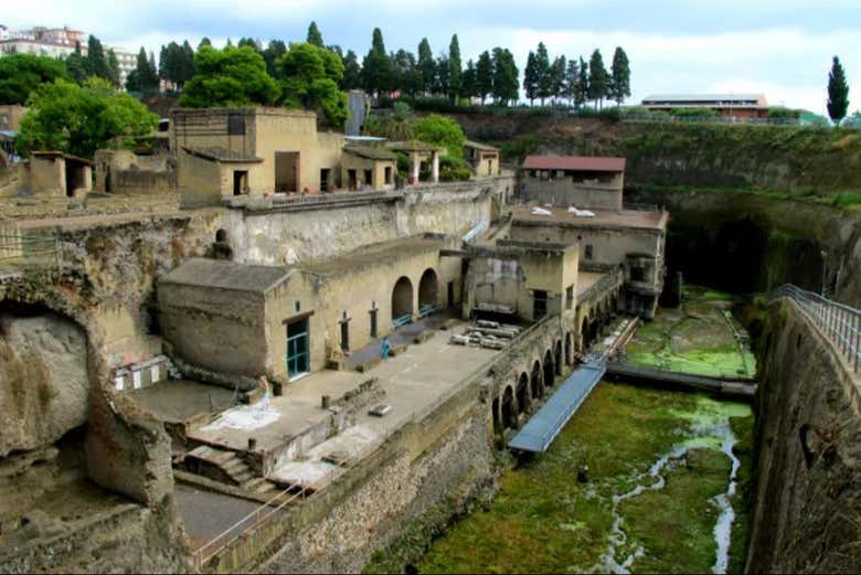 Case e rovine di Ercolano