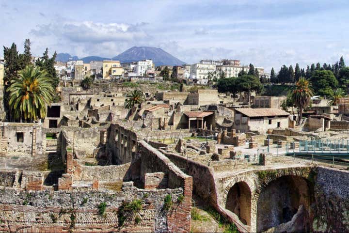 Vue panoramique sur Herculanum