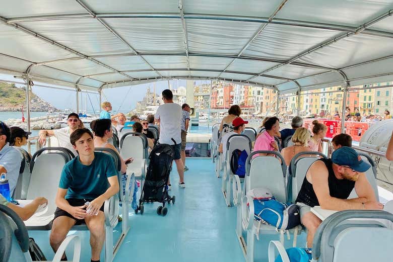 Intérieur du bateau