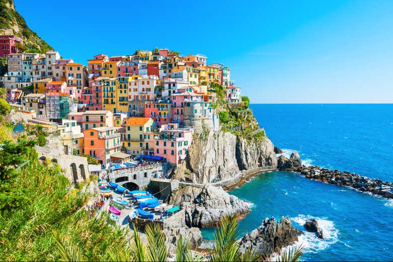 Scorcio panoramico di Manarola