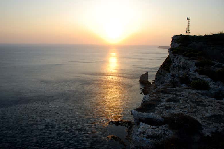 Tramonto a Lampedusa