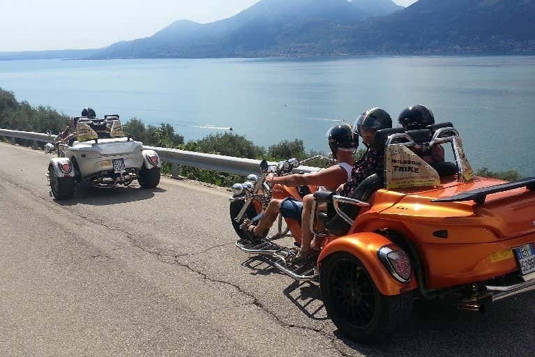 En trimoto por el lago de Garda