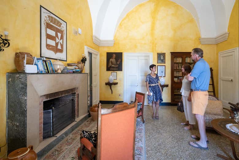 Disfrutando de la visita a Casina Spezzaferri