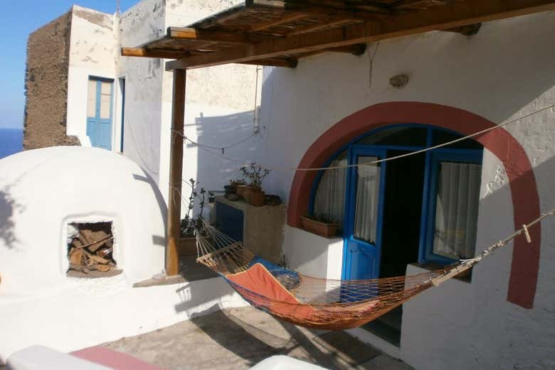 Casas marinheiras em Filicudi