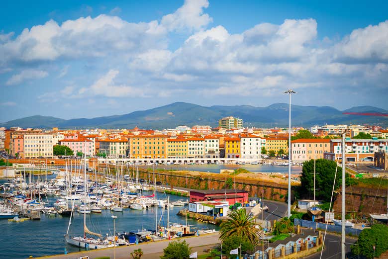 Vista panorámica de Livorno 