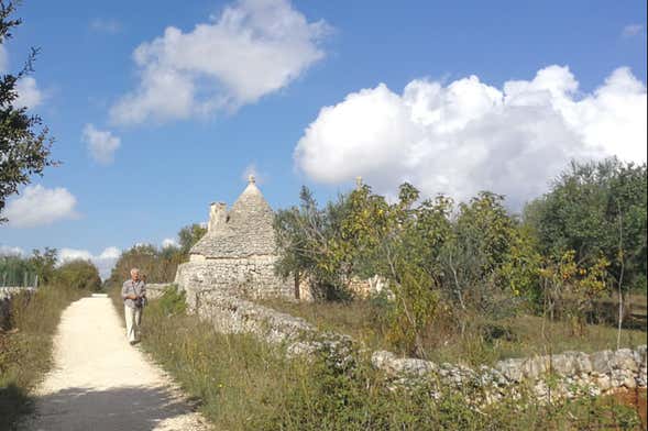 Tour de bicicleta pela ciclovia do aqueduto da Puglia